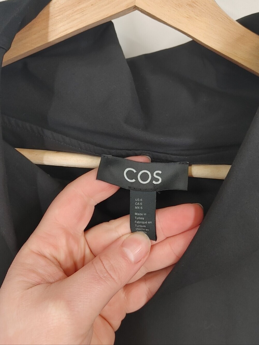COS Roll Cowl Neck Tunic Top - Picture 4 of 6